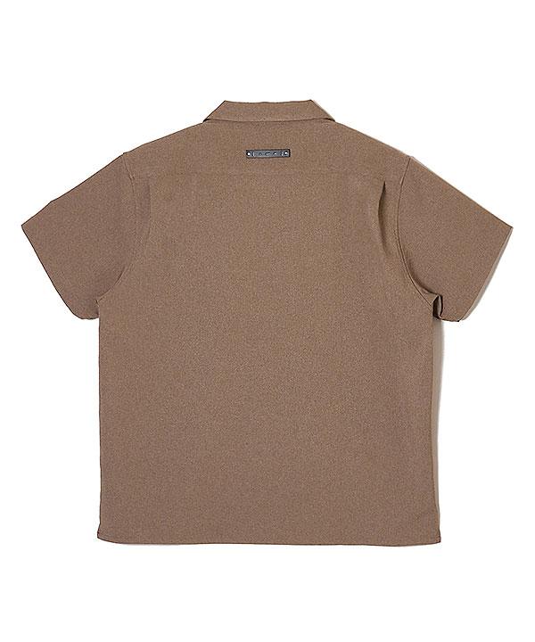 CRIMIE クライミー TAILORED SS SHIRT - MELANGE EASY CARE