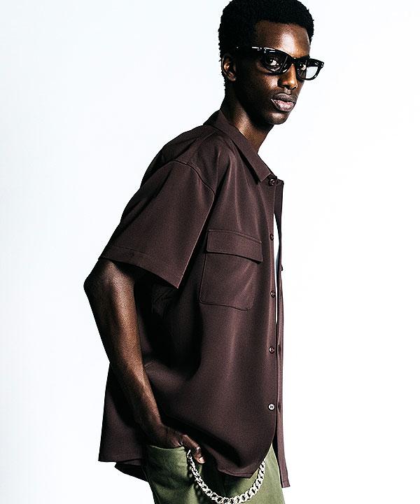 CRIMIE クライミー GLGB EMBROIDERY S/S SHIRT - EASY CARE