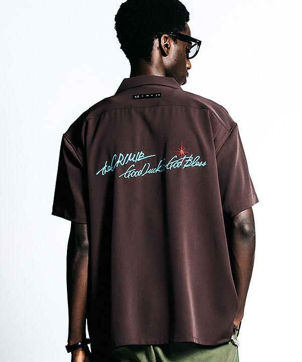 CRIMIE クライミー GLGB EMBROIDERY S/S SHIRT - EASY CARE