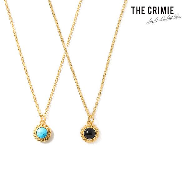 CRIMIE クライミー STONE SILVER NECKLACE 24KPD
