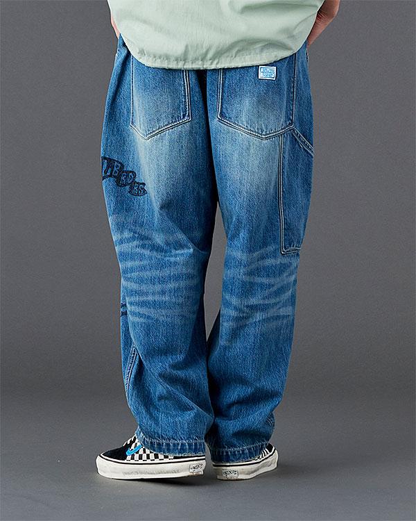 Liberaiders リベレイダース DAMAGED DENIM SARROUEL PANTS | ARTIF