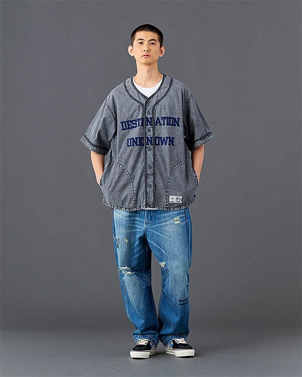Liberaiders リベレイダース DAMAGED DENIM SARROUEL PANTS | ARTIF