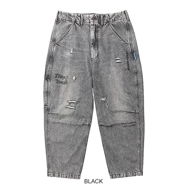 Liberaiders リベレイダース DAMAGED DENIM SARROUEL PANTS | ARTIF