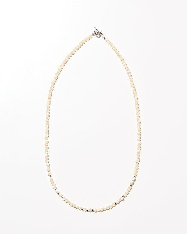 新品未使用RADIALL ラディアル ネックレス SLIVER925 パール RADIALL ラディアル LUMINOUS - T-BAR NECKLACE
