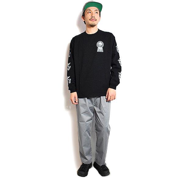 s*e様 RADIALL ラディアル Rhodes EASY PANTS L 黒 RADIALL ラディアル RHODES - STRAIGHT FIT EASY PANTS