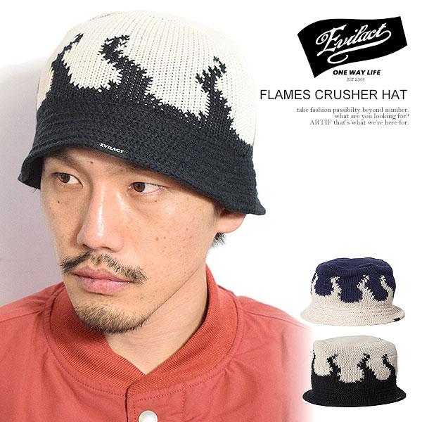EVILACT イーブルアクト FLAMES CRUSHER HAT