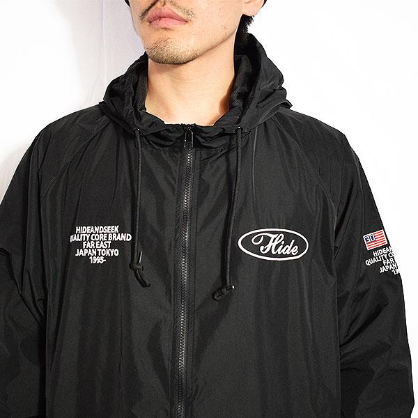 HIDE AND SEEK ハイドアンドシーク Nylon Zip Hooded Jacket(26ss)