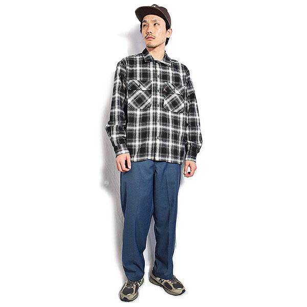 HIDE AND SEEK ハイドアンドシーク Ombre Check L/S Shirt(26ss)