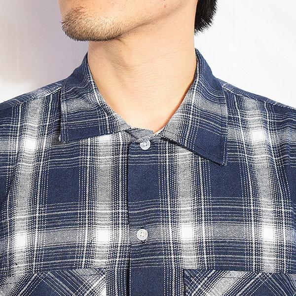 HIDE AND SEEK ハイドアンドシーク Ombre Check L/S Shirt(26ss)