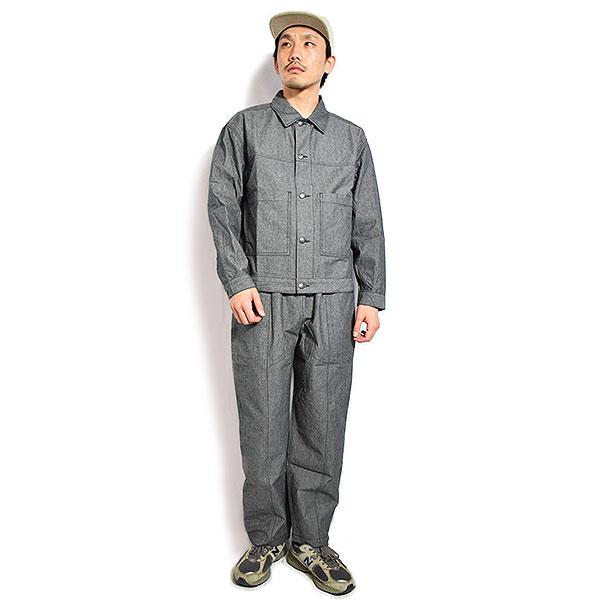 BIG MIKE ビッグマイク Chambray Easy Pants -BLACK-