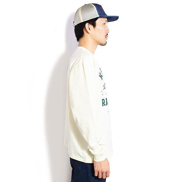 WEIRDO ウィアード WRD FINK - L/S T-SHIRTS -WHITE × GREEN-