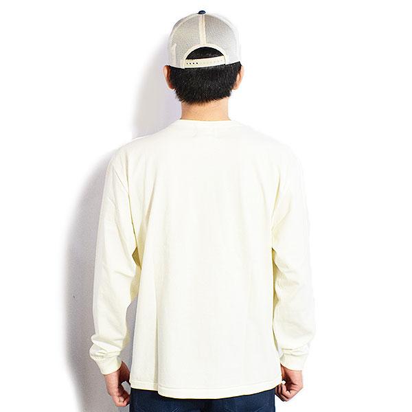 WEIRDO ウィアード WRD FINK - L/S T-SHIRTS -WHITE × GREEN-