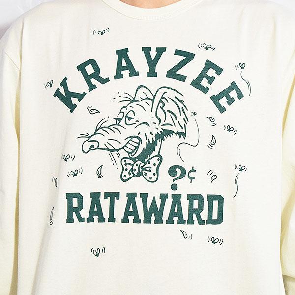 WEIRDO ウィアード WRD FINK - L/S T-SHIRTS -WHITE × GREEN-