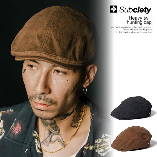 SUBCIETY サブサエティ Heavy twill hunting cap