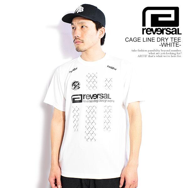 reversal リバーサル CAGE LINE DRY TEE -WHITE- | ARTIF [ストリート