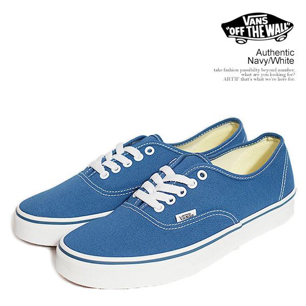 VANS ヴァンズ Authentic Navy/White