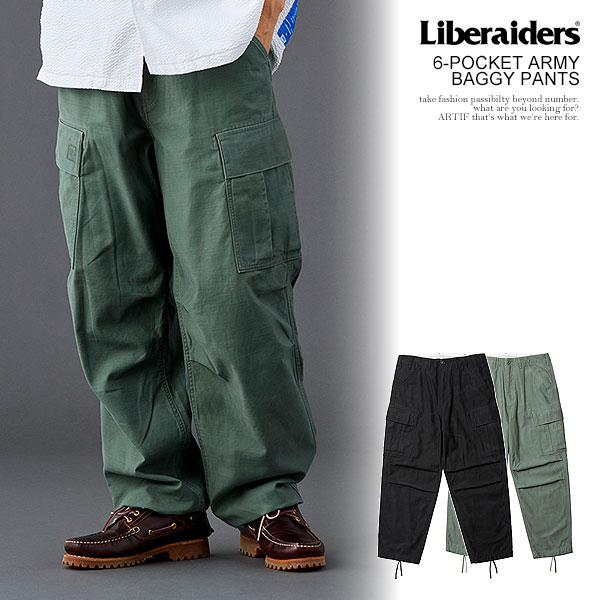 Liberaiders リベレイダース 6-POCKET ARMY BAGGY PANTS | ARTIF