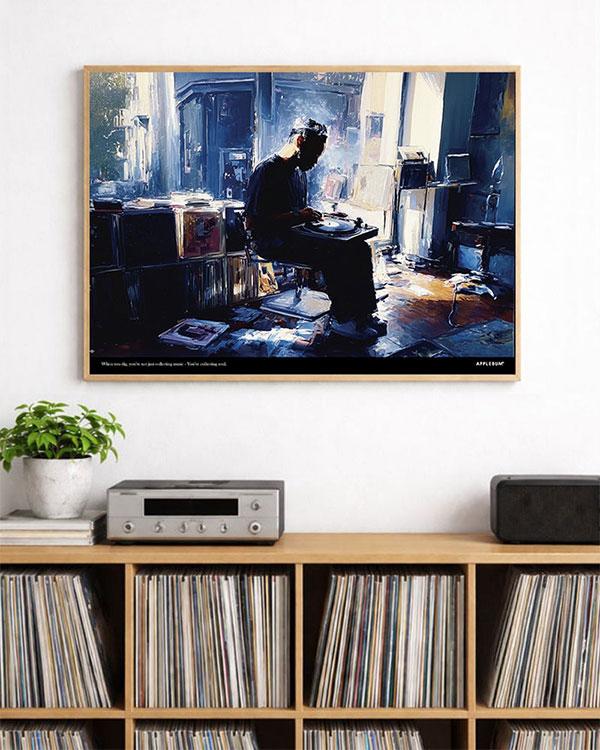 APPLEBUM アップルバム “Drop the Needle” A1 Poster