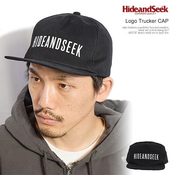 HIDEANDSEEK ハイドアンドシーク Logo Trucker CAP