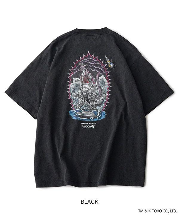 ゴジラ」 × SUBCIETY サブサエティ SHIN GODZILLA 2016 tee