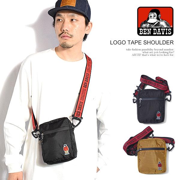 Benjamin ショルダーバッグ　新品 BEN DAVIS ベンデイビス LOGO TAPE SHOULDER
