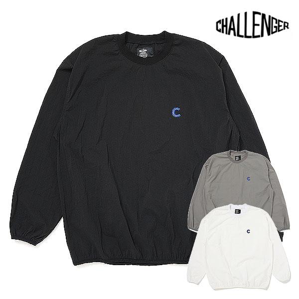 ジャケット・アウター challenger L/S C PATCH WIND CREW GRAY S CHALLENGER チャレンジャー L/S C PATCH WIND CREW