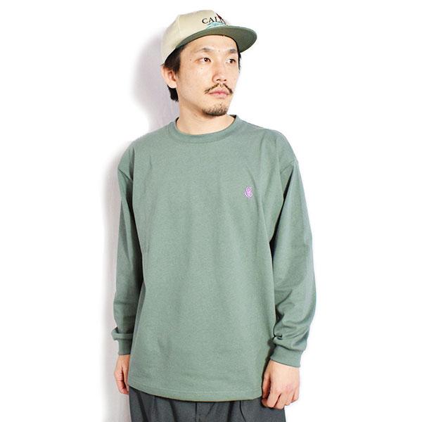 CALEE キャリー VINTAGE TYPE NT LOGO L/S TEE