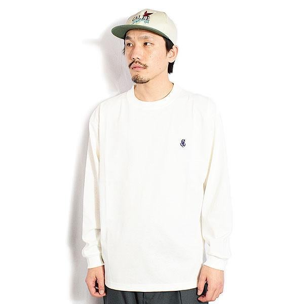 CALEE キャリー VINTAGE TYPE NT LOGO L/S TEE