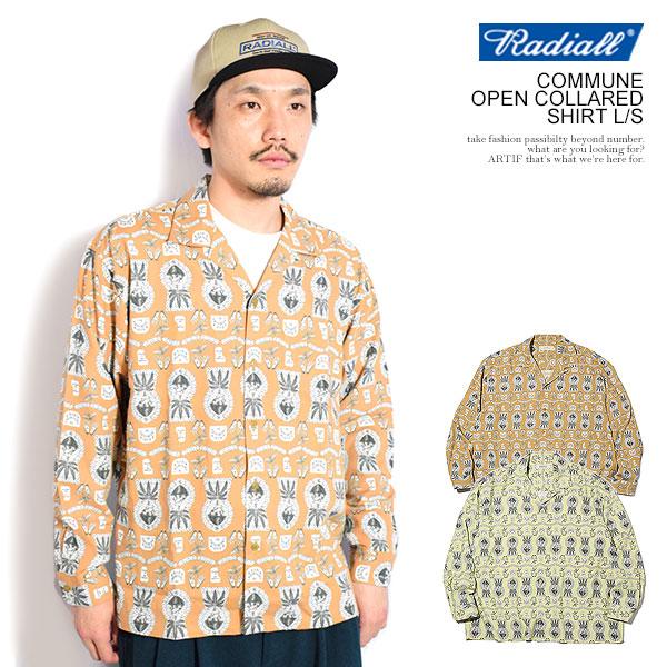 RADIALL ラディアル COMMUNE - OPEN COLLARED SHIRT L/S
