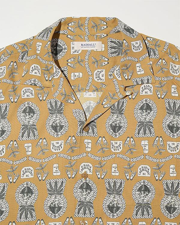 RADIALL ラディアル COMMUNE - OPEN COLLARED SHIRT L/S