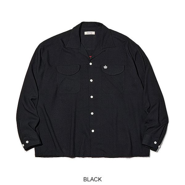 RADIALL ラディアル ROADSIDE - OPEN COLLARED SHIRT L/S