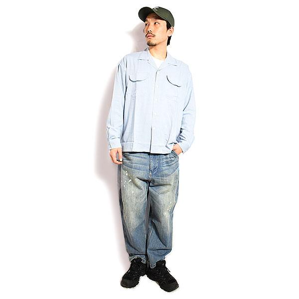 RADIALL ラディアル ROADSIDE - OPEN COLLARED SHIRT L/S