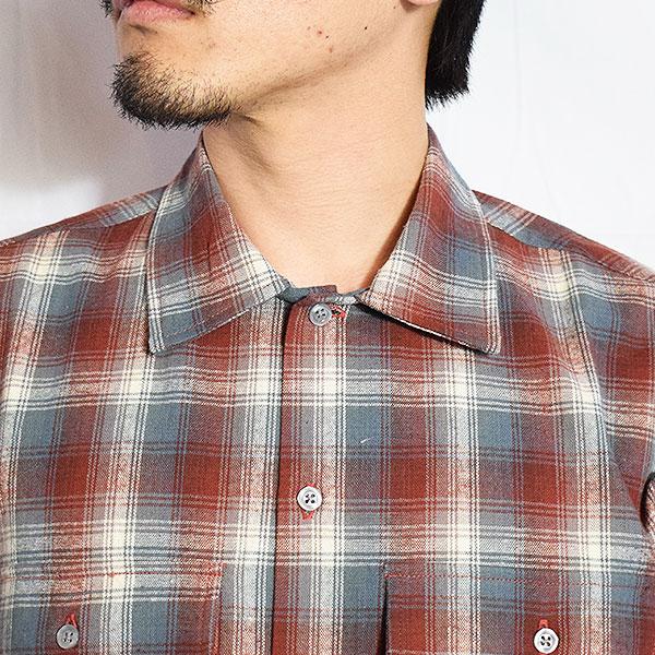 HIDE AND SEEK ハイドアンドシーク Flannel Check L/S Shirt