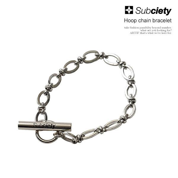 SUBCIETY サブサエティ Hoop chain bracelet