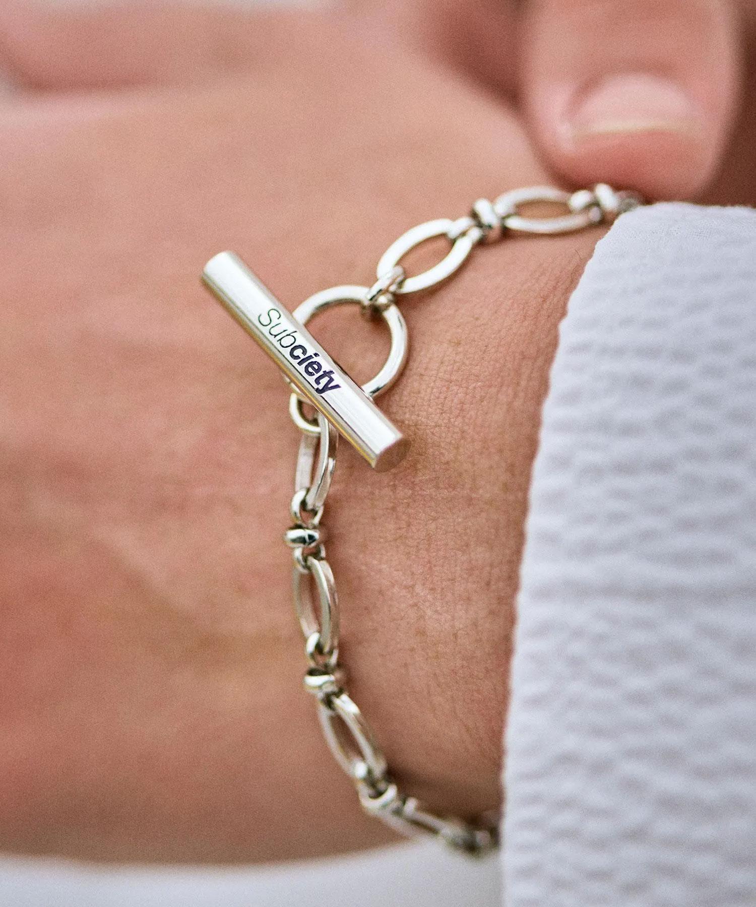 SUBCIETY サブサエティ Hoop chain bracelet