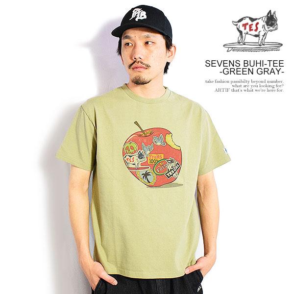 The Endless Summer エンドレスサマー TES SEVENS BUHI-TEE -GREEN GRAY-