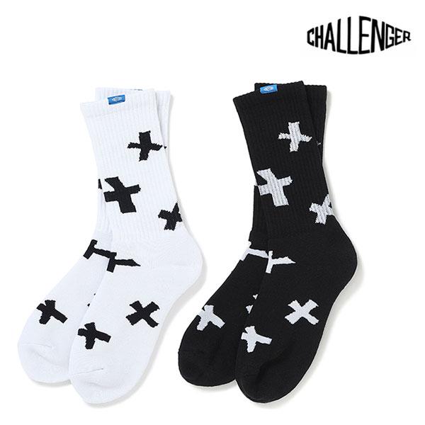 【新品セット売り】challenger ソックス CHALLENGER チャレンジャー CROSS SOCKS