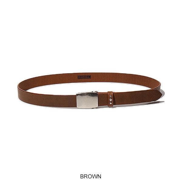 RADIALL ラディアル RHODES - LEATHER BELT / PLAIN