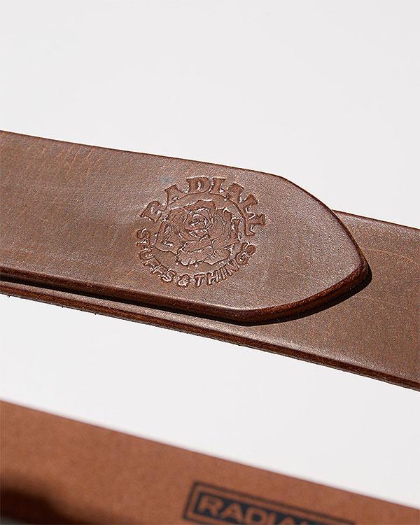 RADIALL ラディアル RHODES - LEATHER BELT / PLAIN