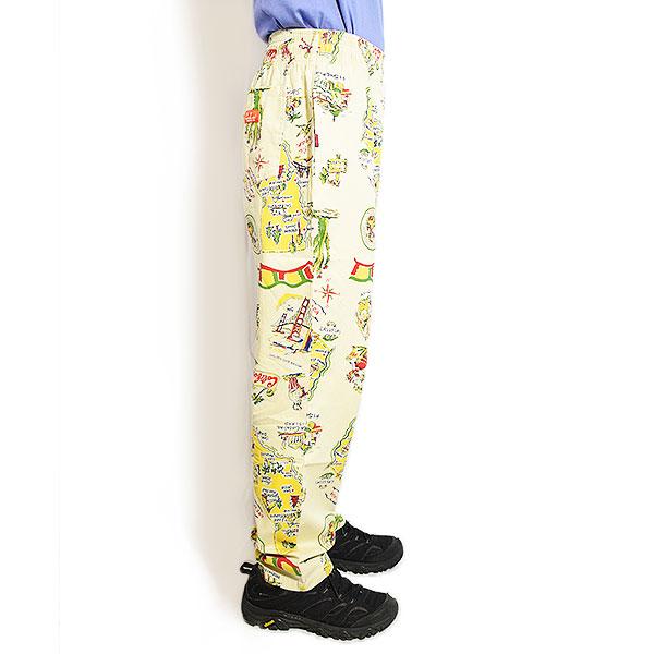 COOKMAN クックマン Chef Pants Souvenir Map California -OFF WHITE
