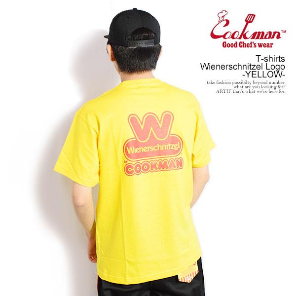 COOKMAN クックマン T-shirts Wienerschnitzel Logo -YELLOW- | ARTIF