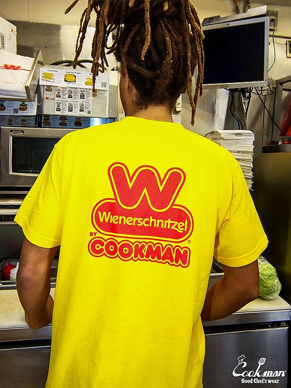 COOKMAN クックマン T-shirts Wienerschnitzel Logo -YELLOW- | ARTIF