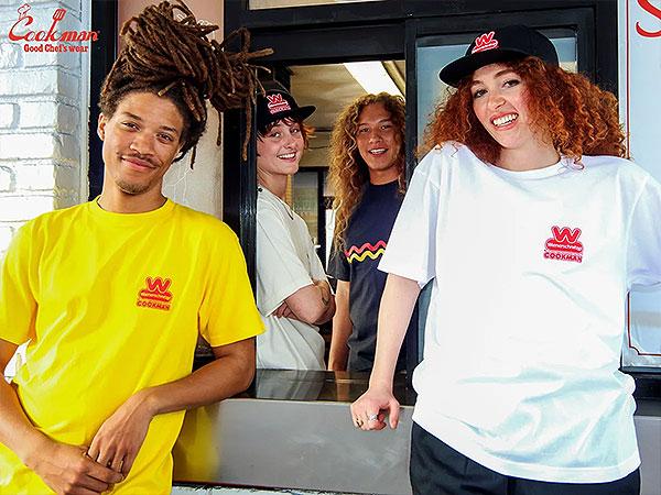 クック COOKMAN クックマン T-shirts Wienerschnitzel Logo -YELLOW- | ARTIF