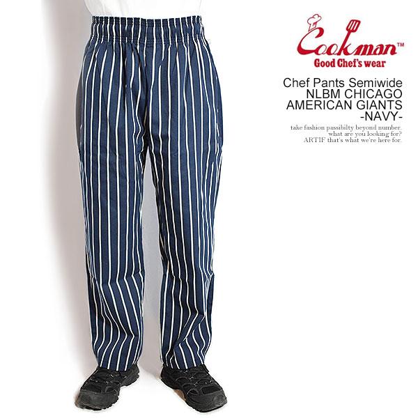 COOKMAN クックマン Chef Pants Semiwide NLBM CHICAGO AMERICAN