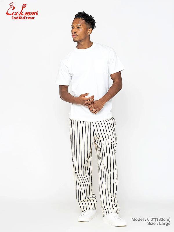 COOKMAN クックマン Chef Pants Semiwide NLBM BROOKLYN EAGLES -OFF