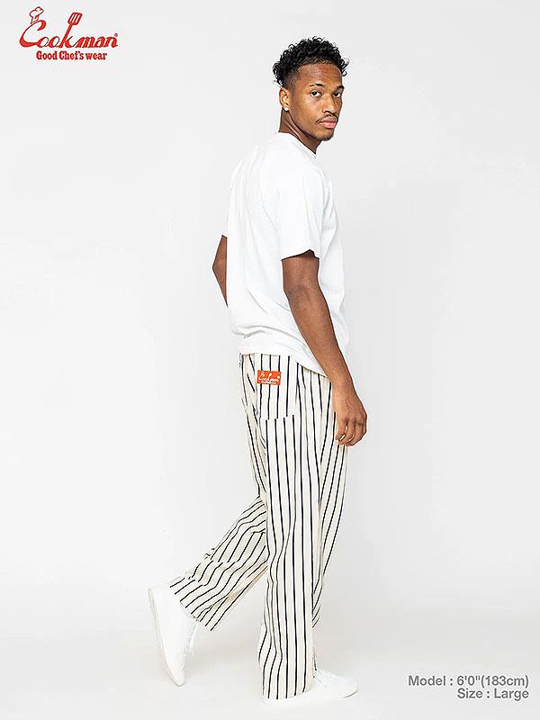 COOKMAN クックマン Chef Pants Semiwide NLBM BROOKLYN EAGLES -OFF