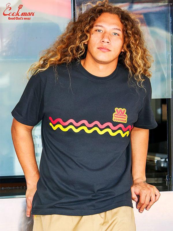 COOKMAN クックマン T-shirts Wienerschnitzel Sauce -CHARCOAL