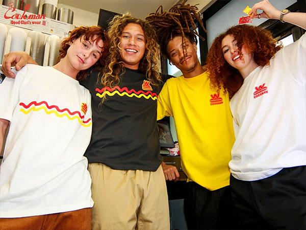 COOKMAN クックマン T-shirts Wienerschnitzel Sauce -CHARCOAL