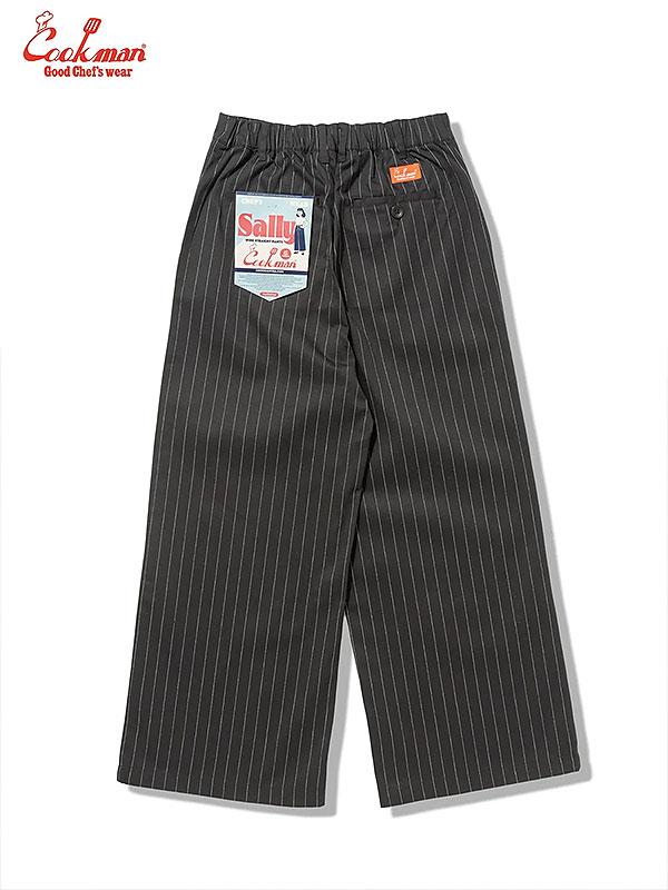 COOKMAN クックマン Sally Pants Pin Stripe Black -BLACK- | ARTIF