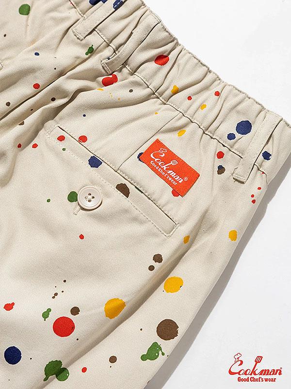 COOKMAN クックマン Lucy Pants Sauce Splash Beige -BEIGE- | ARTIF